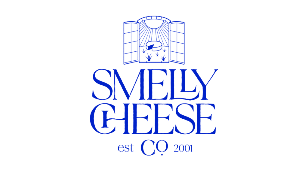 The official Smelly Cheese Co logo.