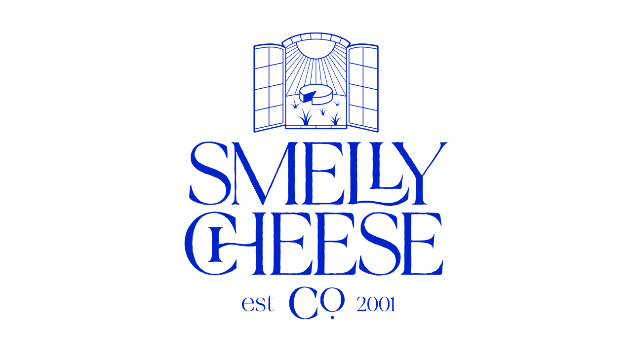The official Smelly Cheese Co logo.