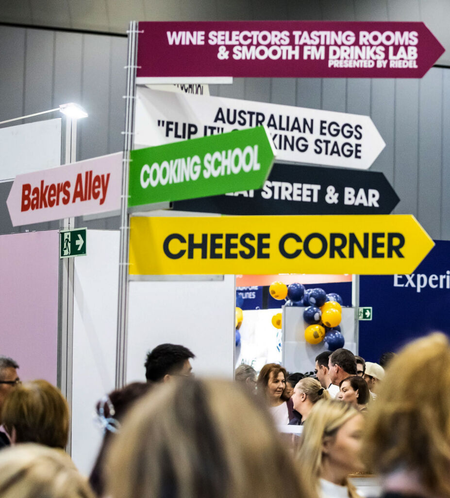 Good Food Wine Show Melbourne SIGN