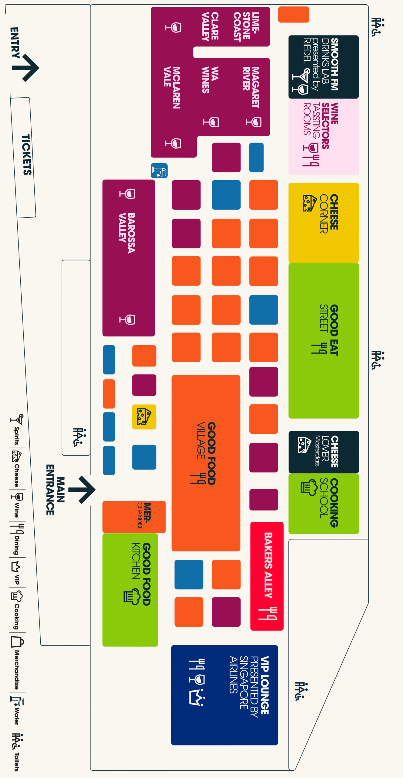 Good Food and Wine Show Floorplan PERTH