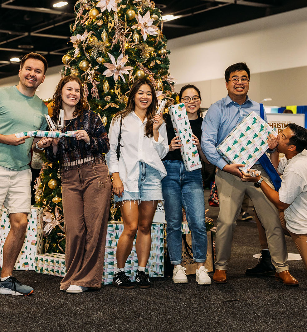 Visitors experience at the Good Food & Wine Show christmas Edition