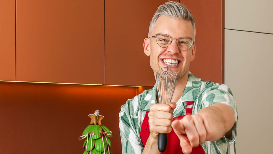 Elliot Styche at the Good Food & Wine Show Christmas Edition