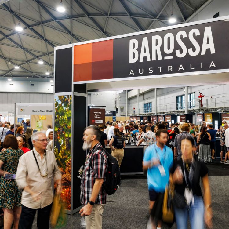 Entrance to the Barossa Wine Pavilion at the Good Food & Wine Show.