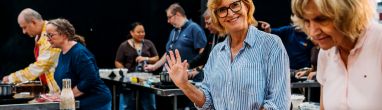 cooking school at the good food and wine show