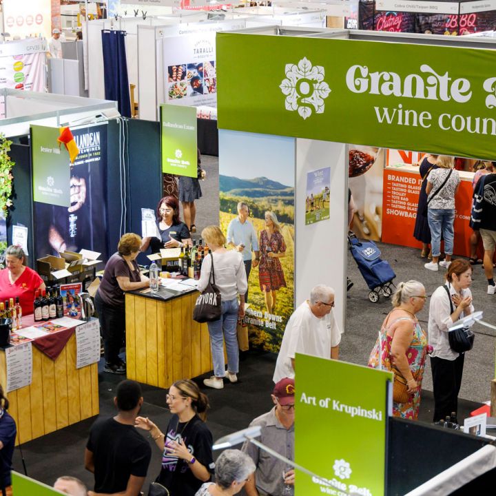 Granite Belt Wine Pavilion at the Good Food and Wine Show